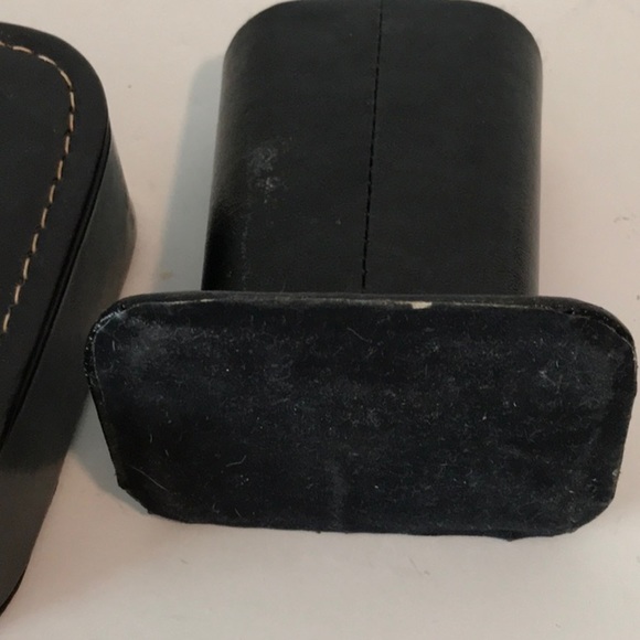 Hickok Black Leather Dresser Valet  Original -Mad Men Alert Hickok Vintage - Picture 13 of 15